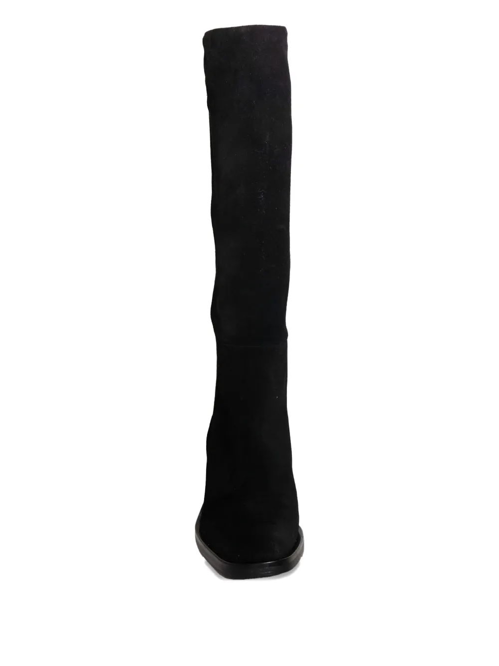 CHUCKIES Suede Block Heel Boot | Knee-High Boots | Image 2