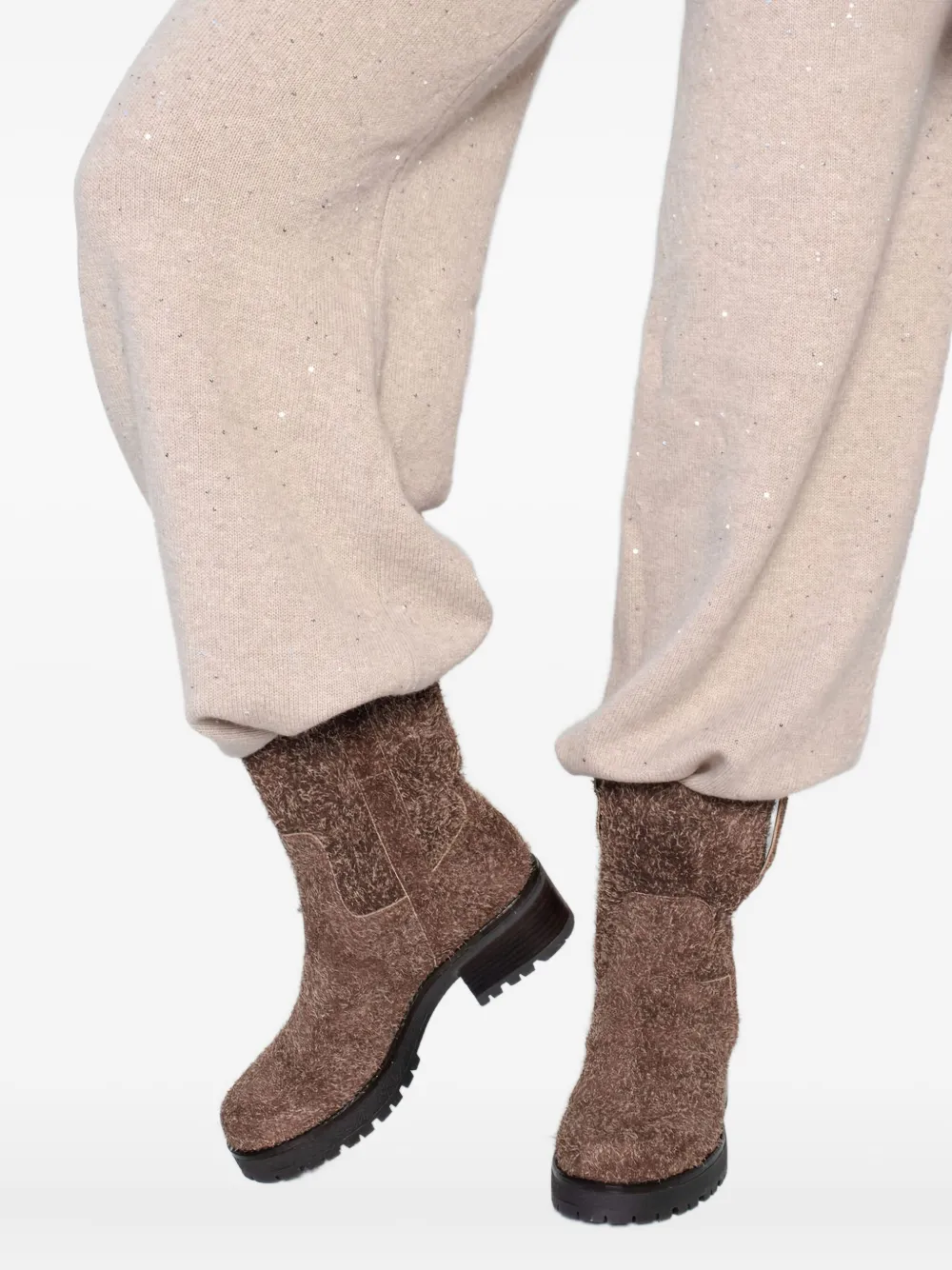 CHUCKIES Laarzen met textuur Bruin