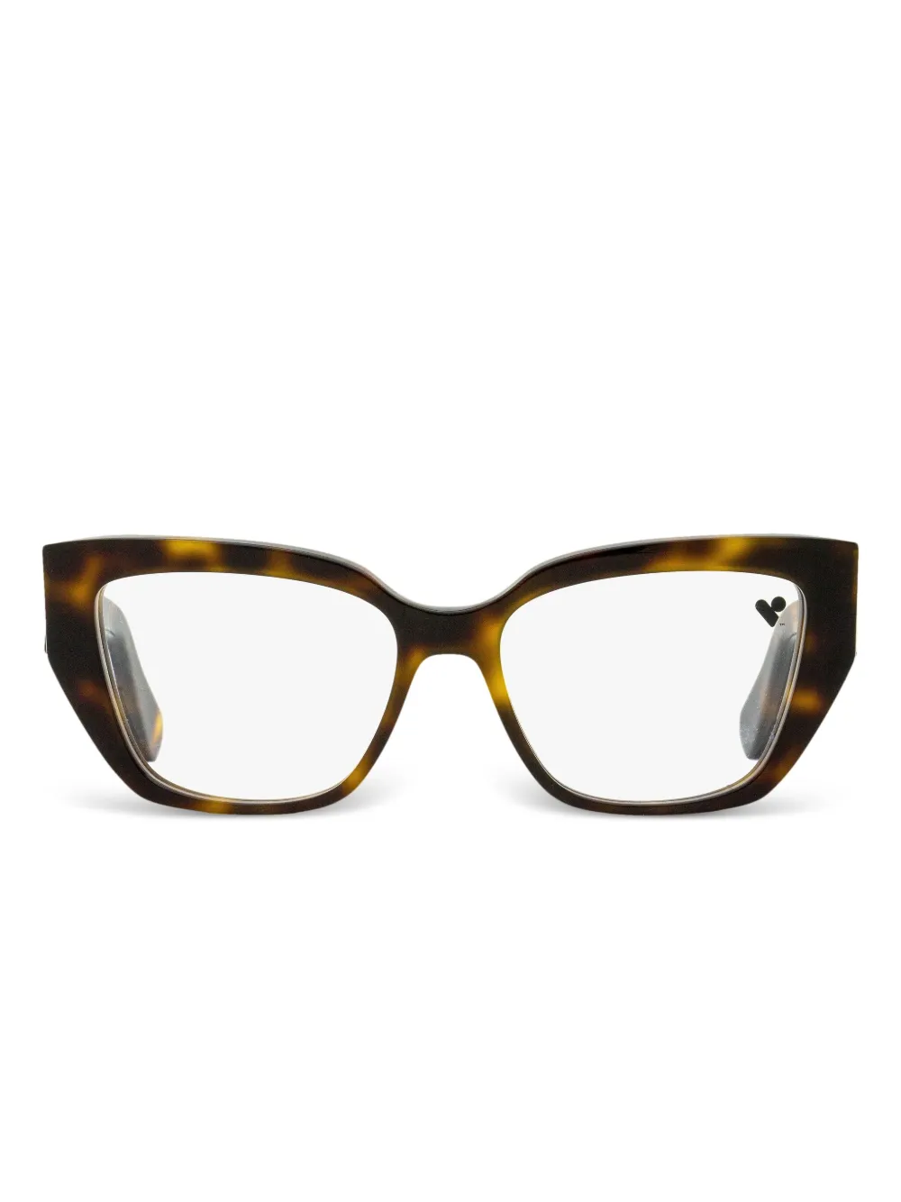 Ferragamo Eyewear lentes con armazón rectangular | marrón | Image 1