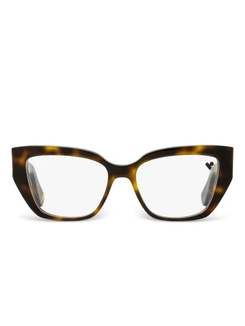 Ferragamo Eyewear flared rectangular glasses