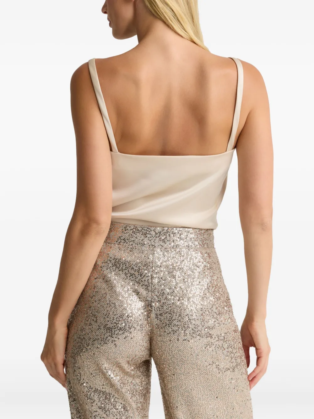  St. John Sleeveless Blouse - Neutrals 