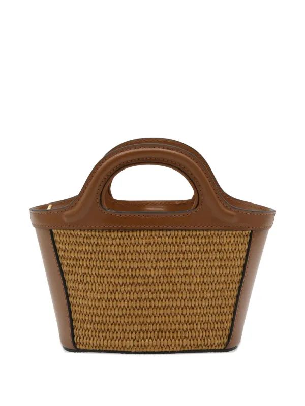 MARNI ブラウン TROPICALIA BAG MICRO Marni Tropicalia Micro Shoulder Bag in Beige | LN-CC