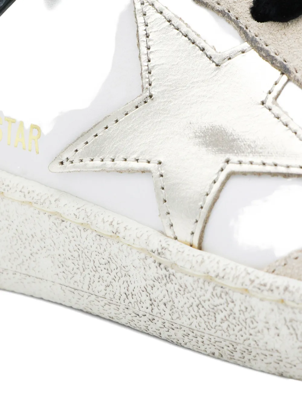 Golden Goose Star-detail Leather Sneakers In Multi