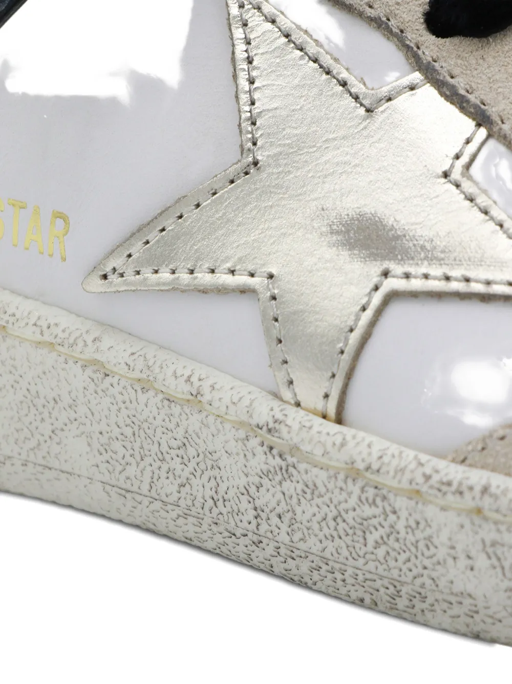 Golden Goose Star-detail Leather Sneakers In Multi