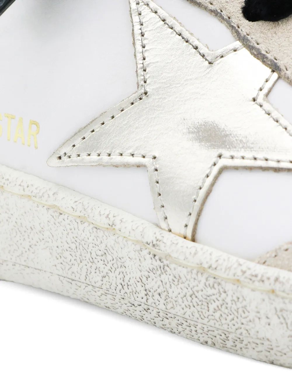 Golden Goose Leren sneakers met sterdetail Wit