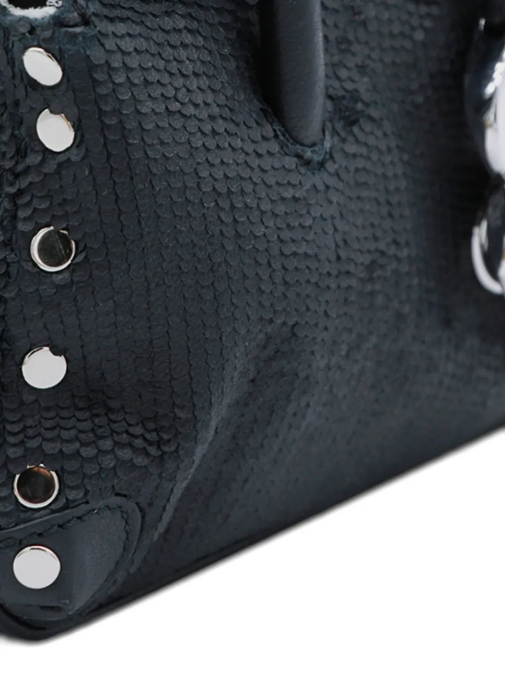 Zanellato Dotta Studded Tote Bag In Black