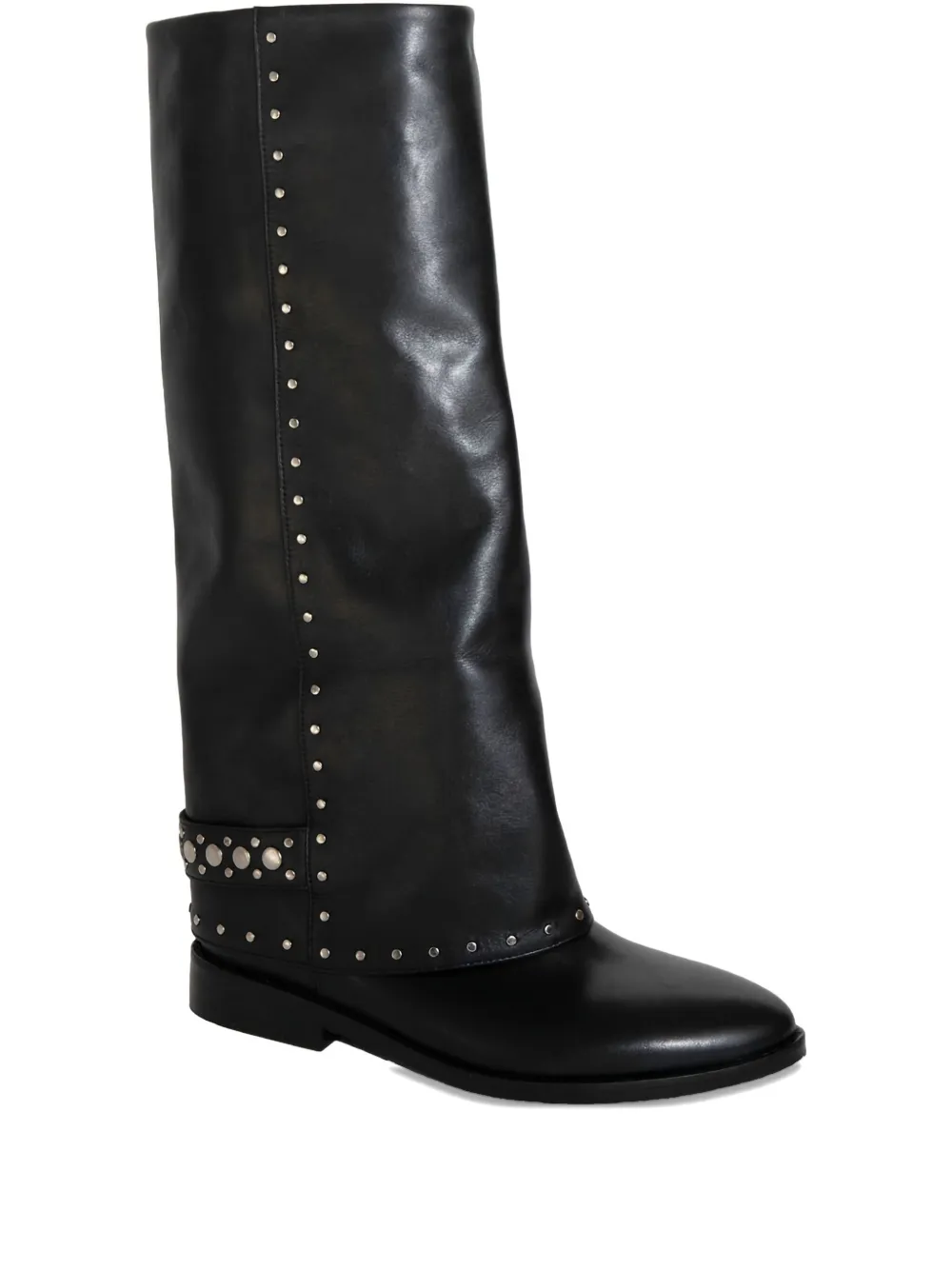 Chuckies Flattubo Studded Boots In Multi