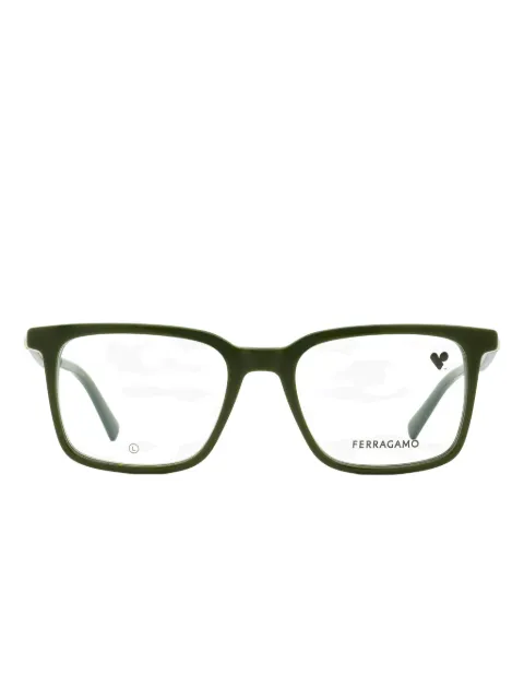 Ferragamo Eyewear 간치니 직사각 프레임 안경