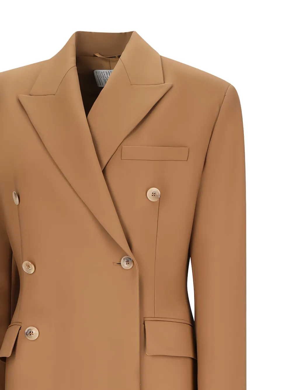 Giuseppe Di Morabito Double-breasted Long Coat In Brown