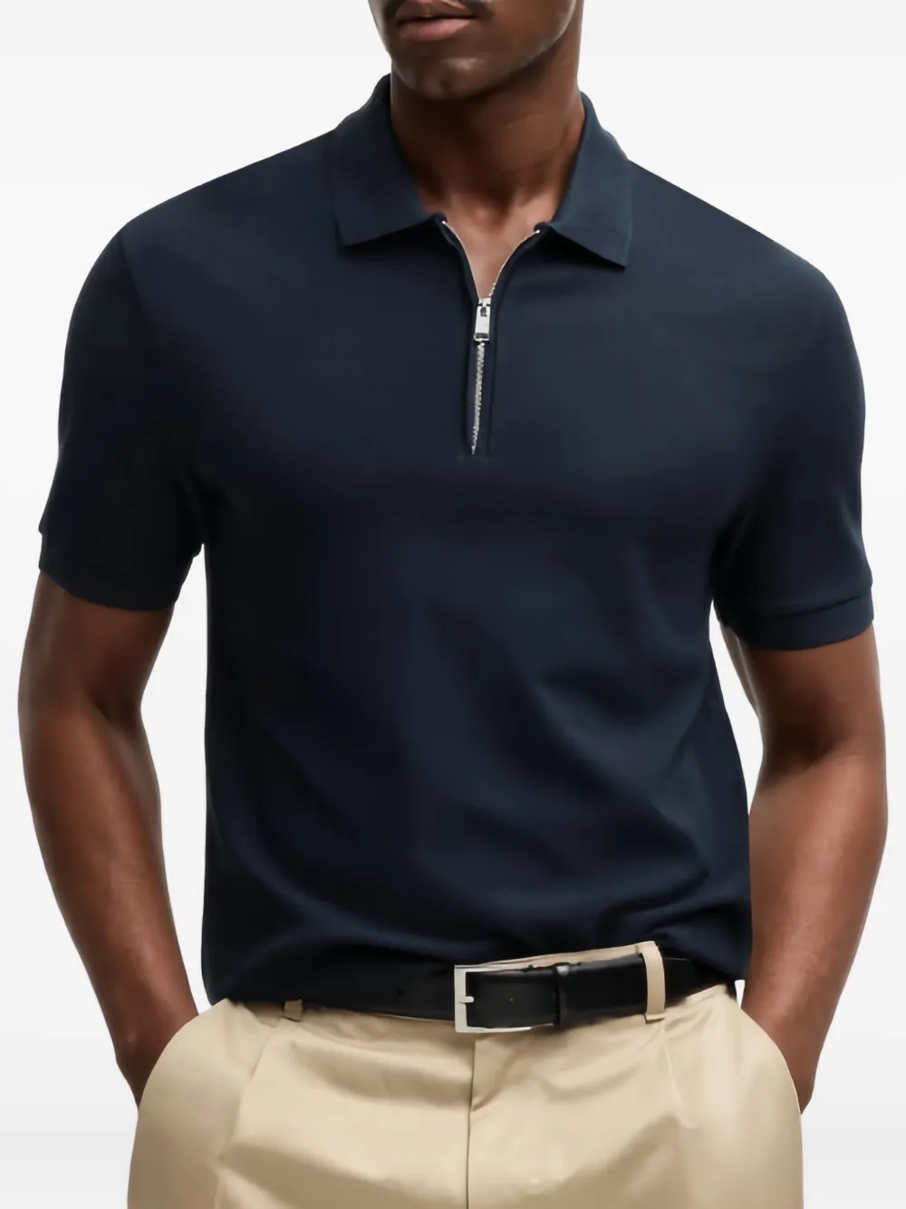 BOSS H-Paras 120 poloshirt - Blauw