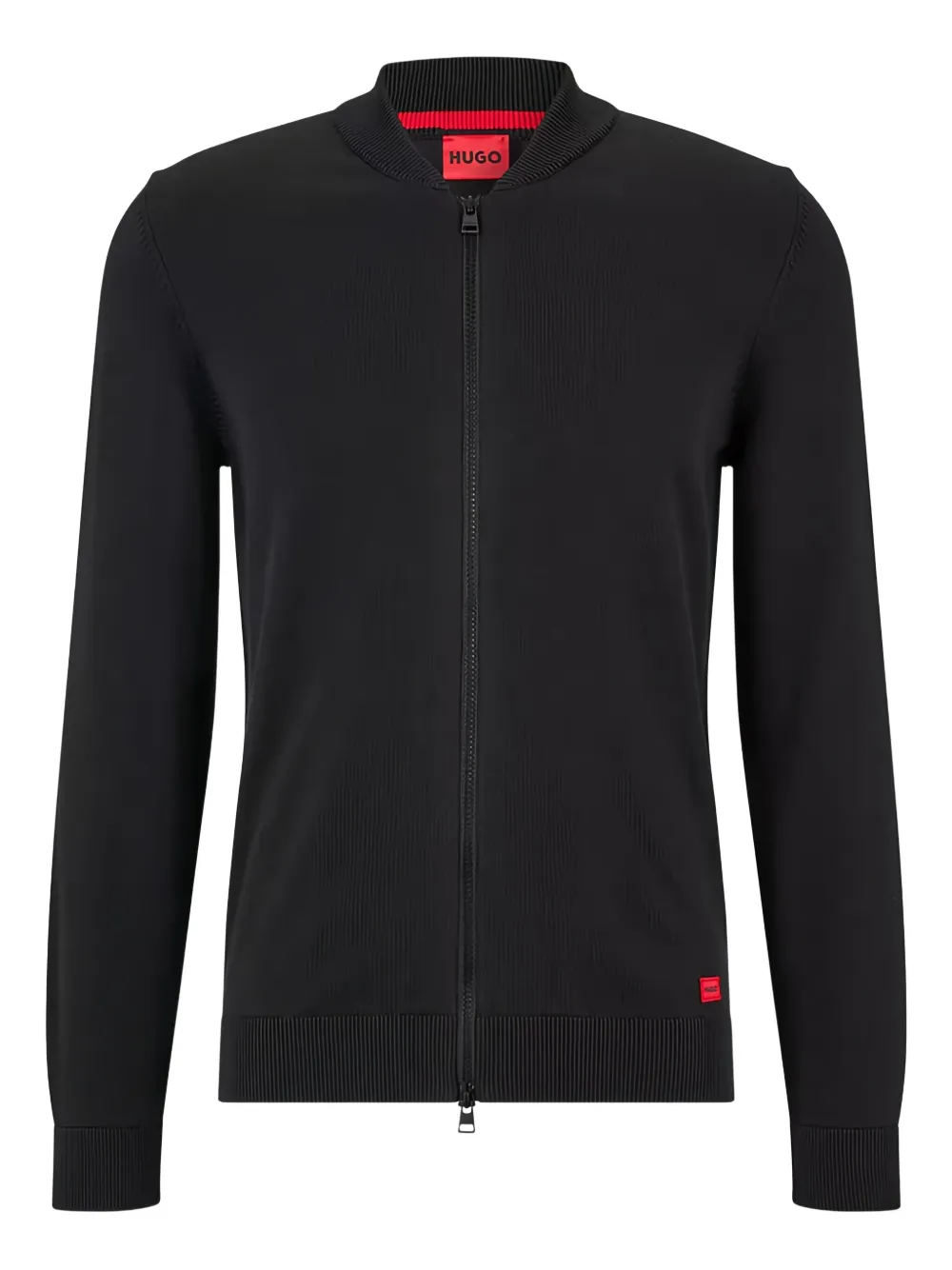 HUGO San Jaque zip-up sweatshirt | Black | Image 1
