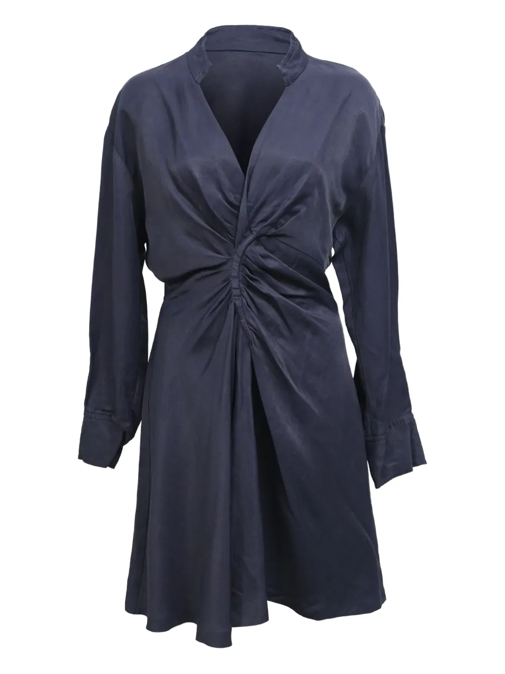 SANDRO gathered mini dress | Blue | Image 1