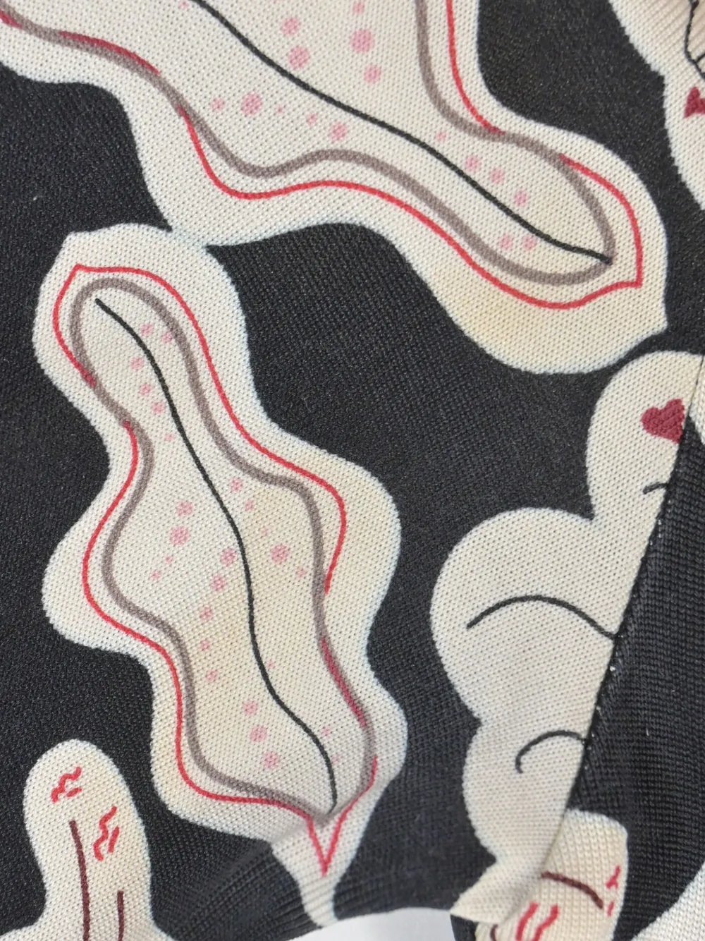 Pre-owned Diane Von Furstenberg Leaf-print Wrap Midi Dress In Black