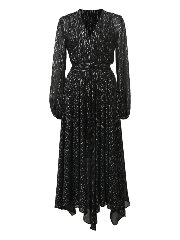 maje long sleeve dress New Woman Dress Long Sleeve Dresses for Women Fashion Maje Striped Knit Dress Casual Spring Summer Maje Dresses for Women Color / M