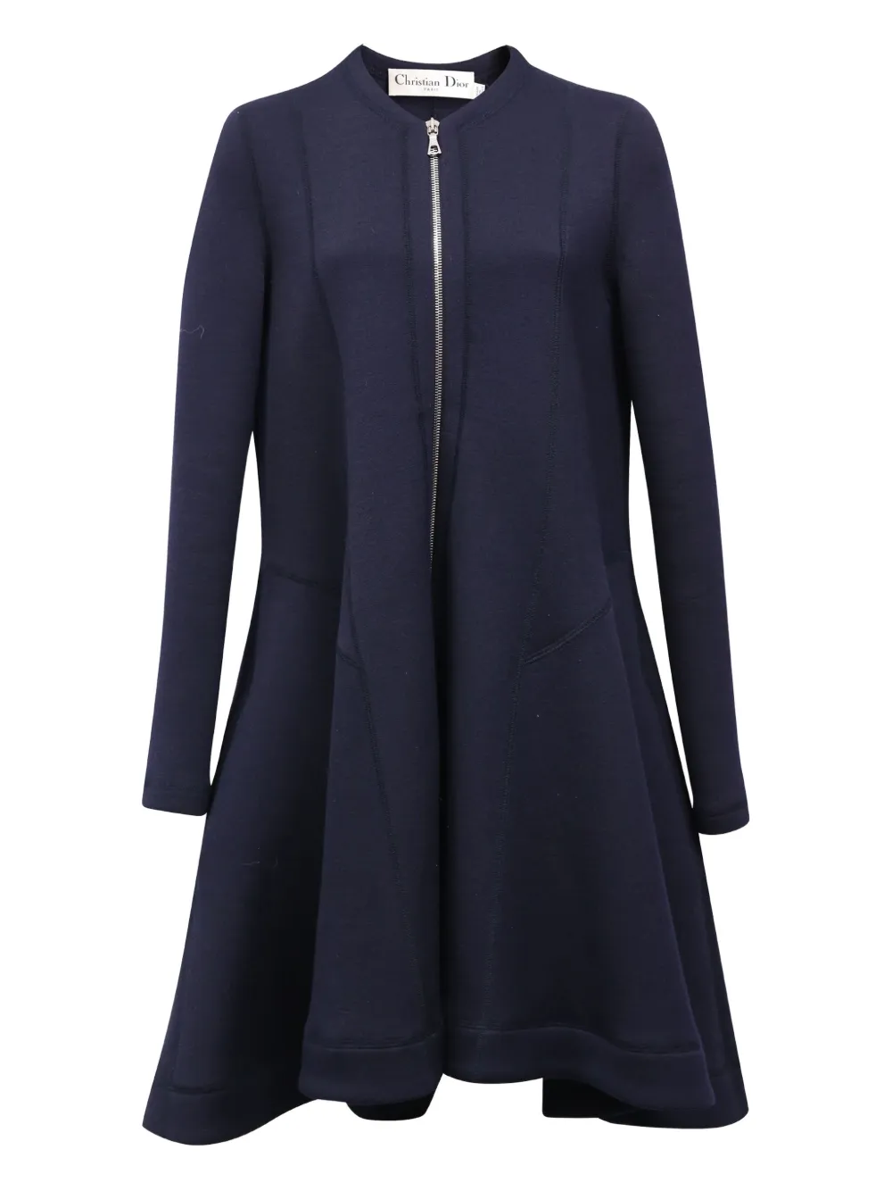 Christian Dior Pre-Owned ジップドレス - ブルー Christian Dior Pre-Owned ジップドレス - ブルー