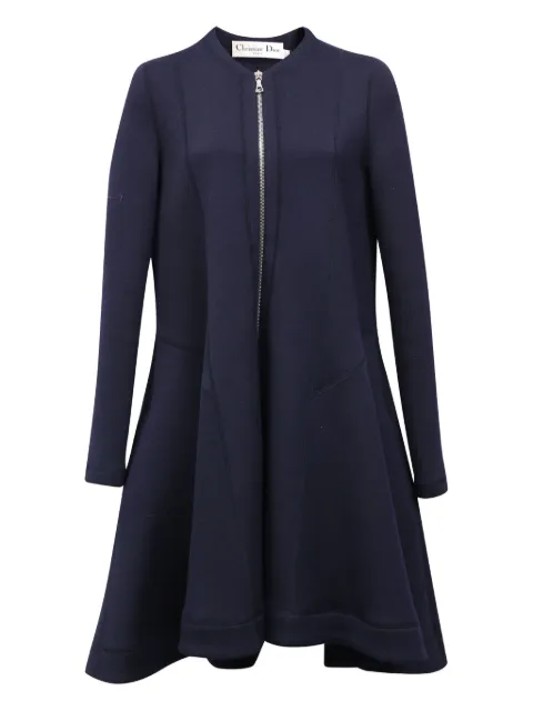 Christian Dior Pre-Owned zipped midi dress