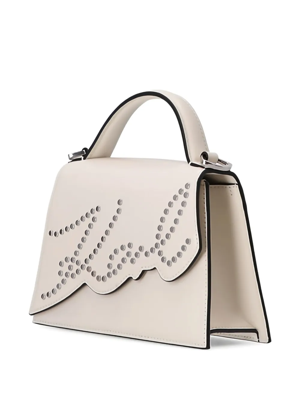Karl Lagerfeld Studded Tote Bag In Neutral