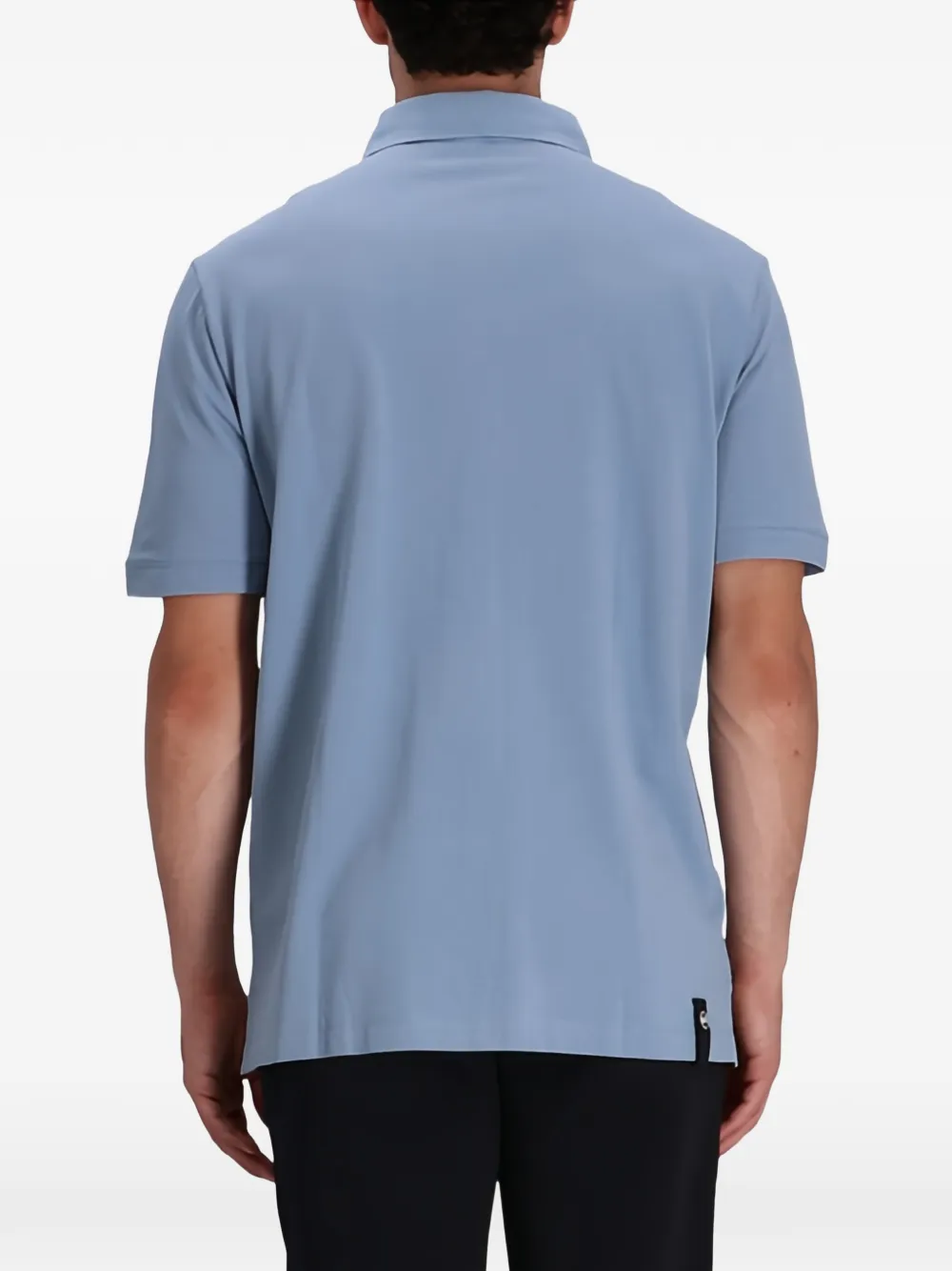 Armani Exchange Poloshirt met zak Blauw