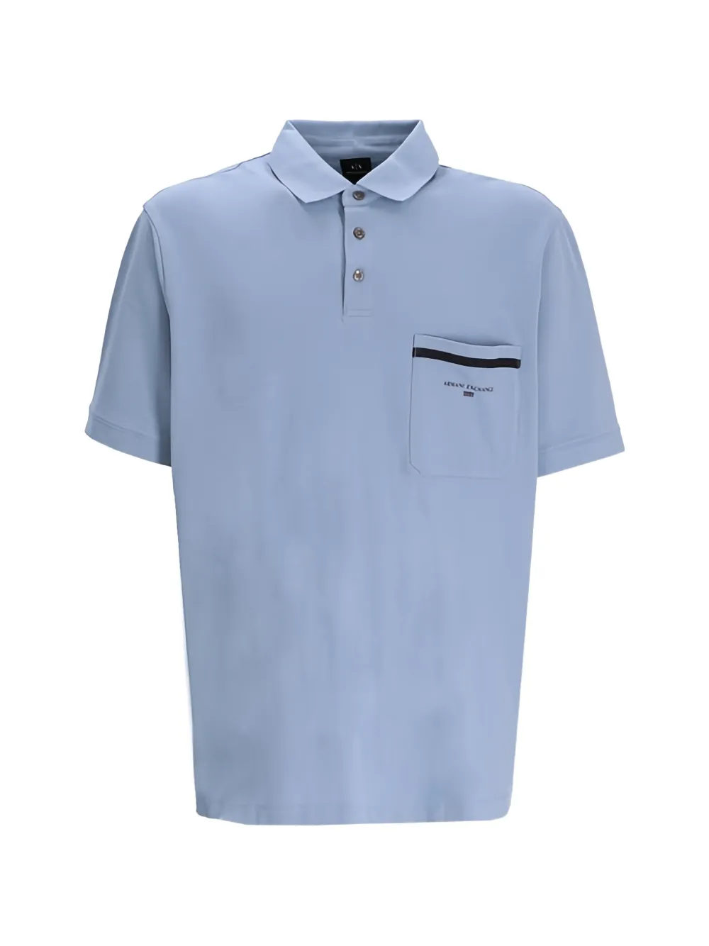Armani Exchange pocket polo shirt - Blu