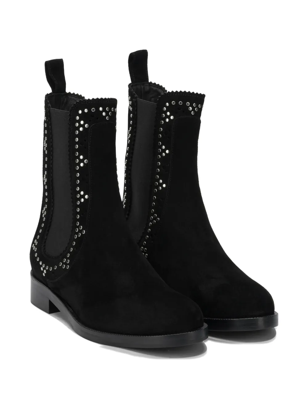 Aquazzura Skye laarzen met studs Zwart