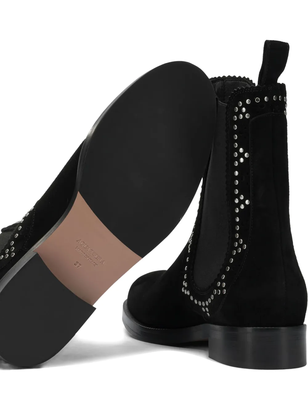 Aquazzura Skye laarzen met studs Zwart