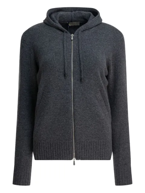 Drumohr zip hooded cardigan