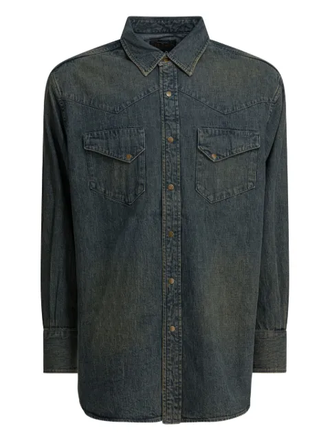 BEAMS PLUS chest-pocket cotton shirt