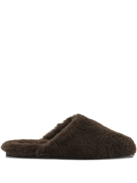 Aeyde Rega shearling flat mules