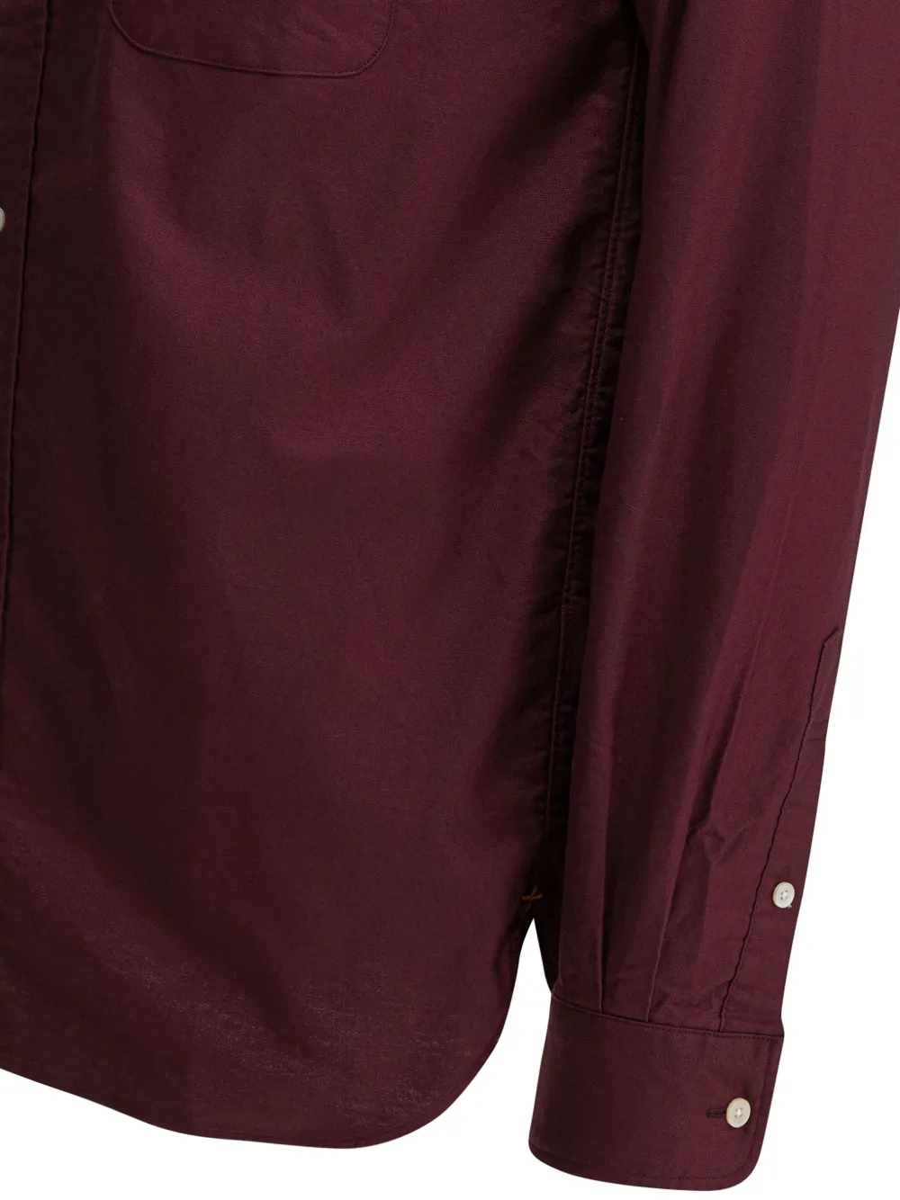 BEAMS PLUS Overhemd met zak en knoop Rood