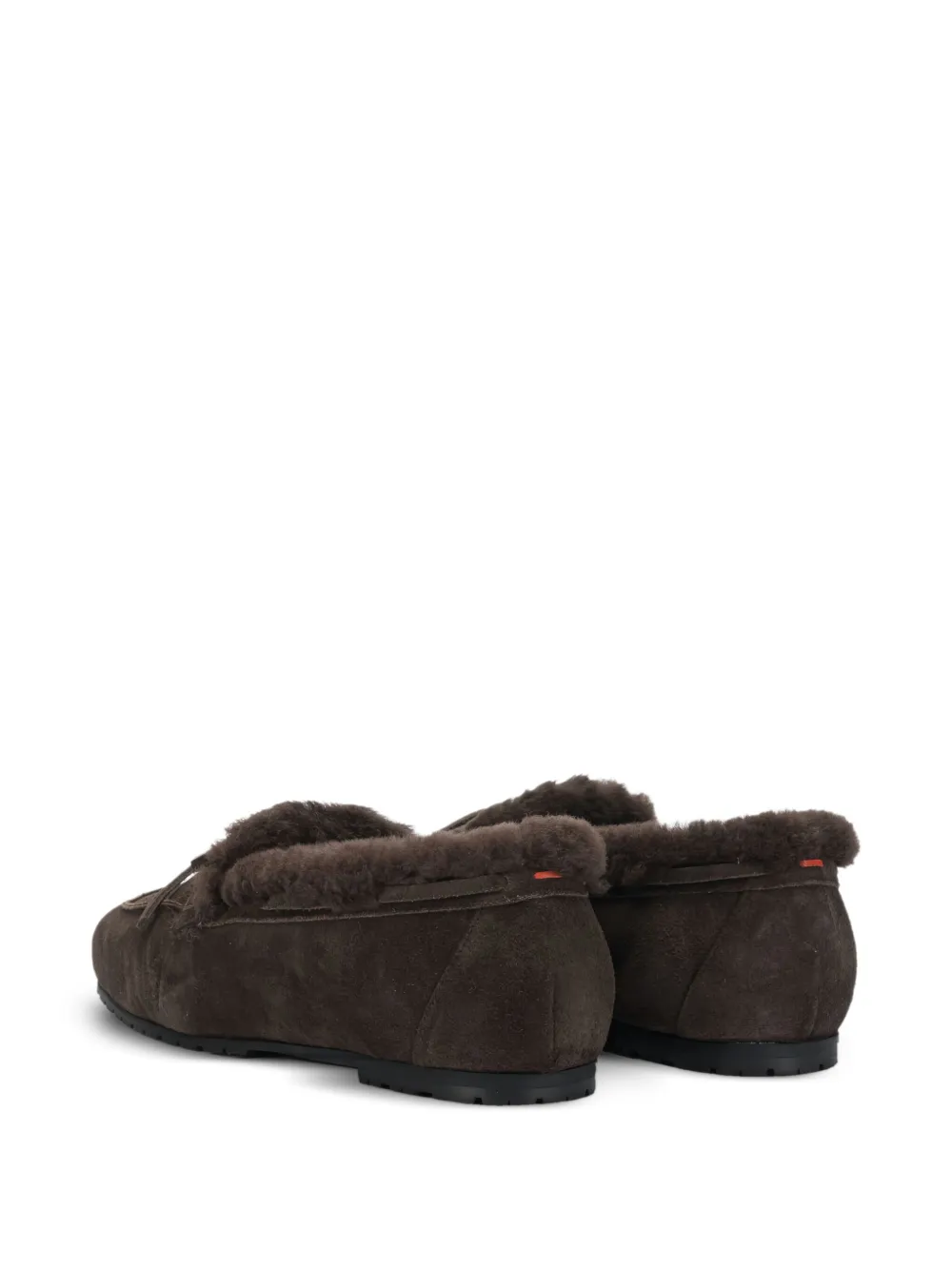 Aeyde Jesper suède loafers Bruin
