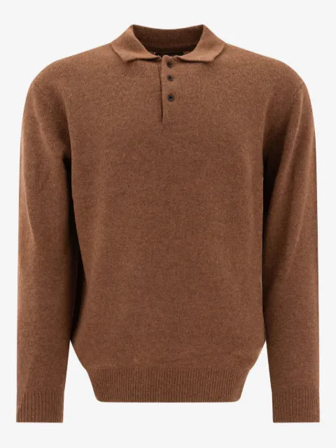 BEAMS PLUS knitted polo shirt