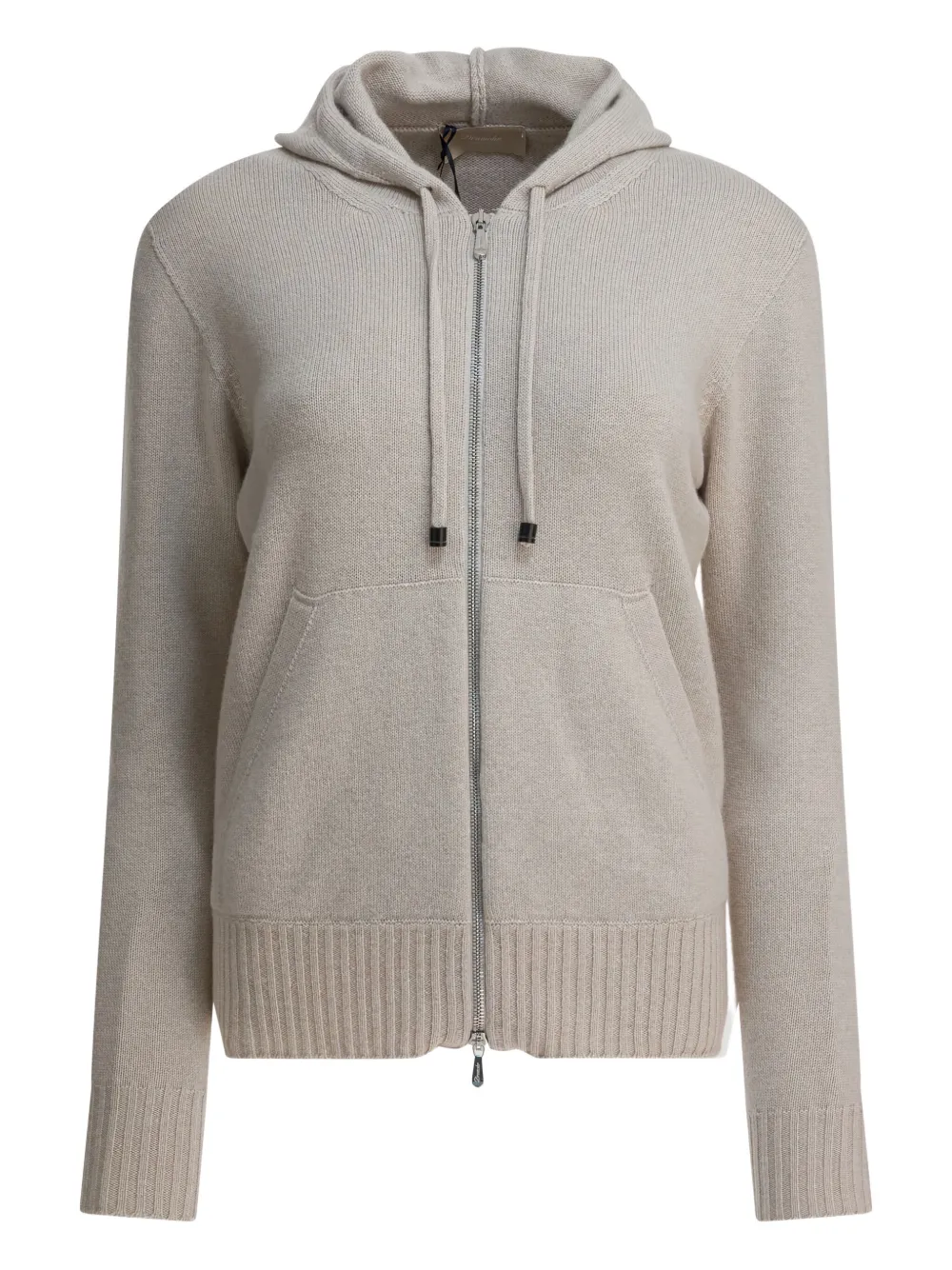 Drumohr cárdigan con capucha y cierre | neutro | Image 1