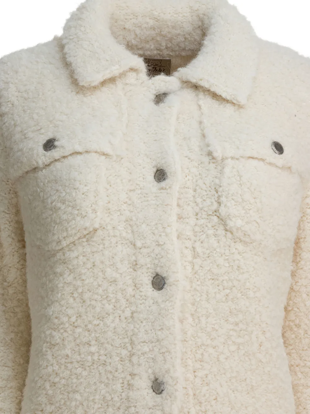  Rakki Buttoned Chest-pocket Jacket - Neutrals 