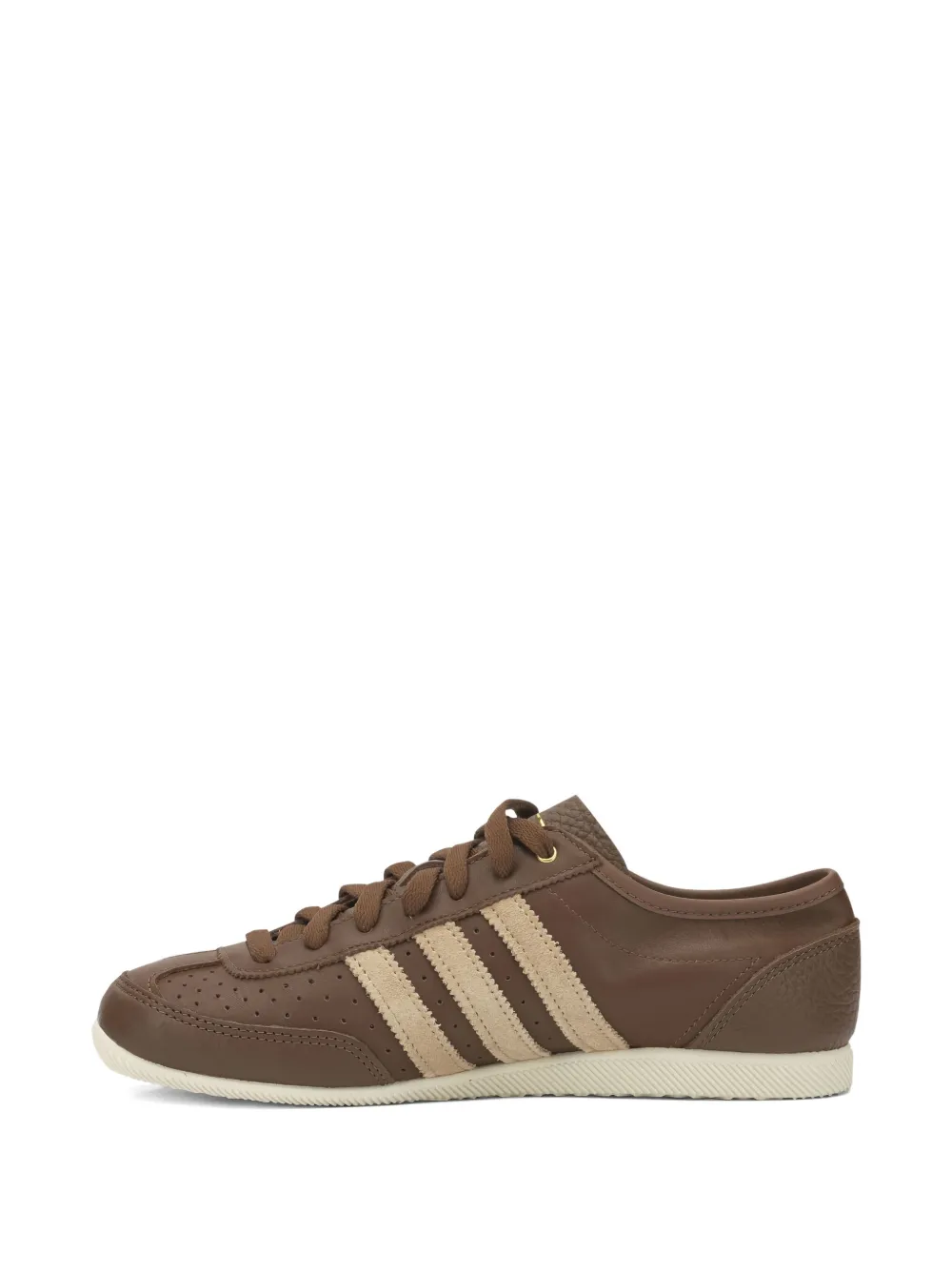 adidas Japan gestreepte leren sneakers Bruin