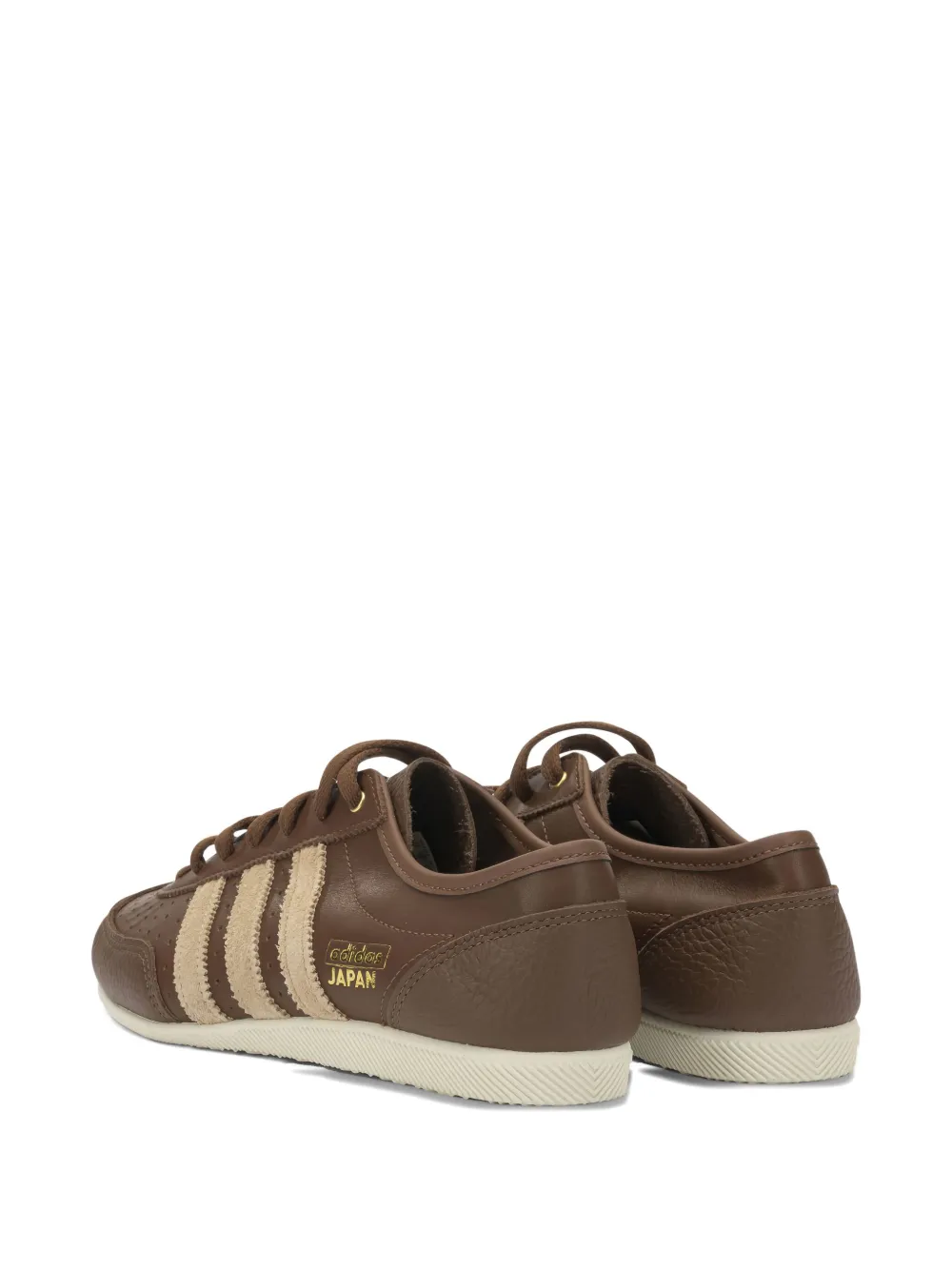adidas Japan gestreepte leren sneakers Bruin