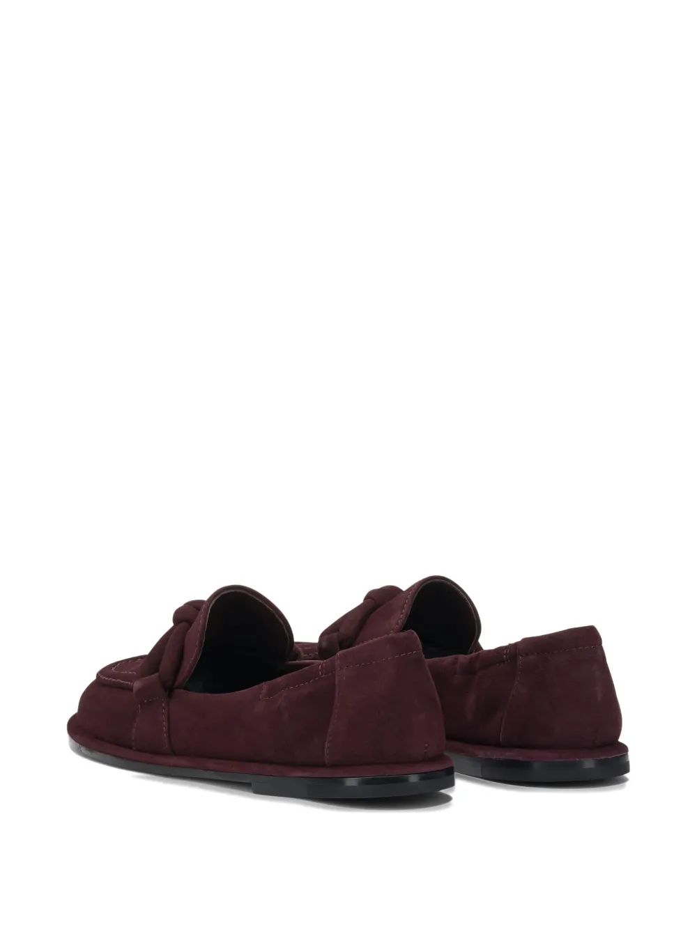 Pomme D´Or Loafers met geknoopt detail Paars