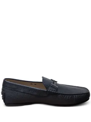 Tod's レザー ペニーローファー | ブルー | FARFETCH JP