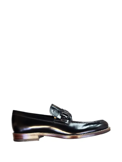 Tod's buckle-detail leather loafers