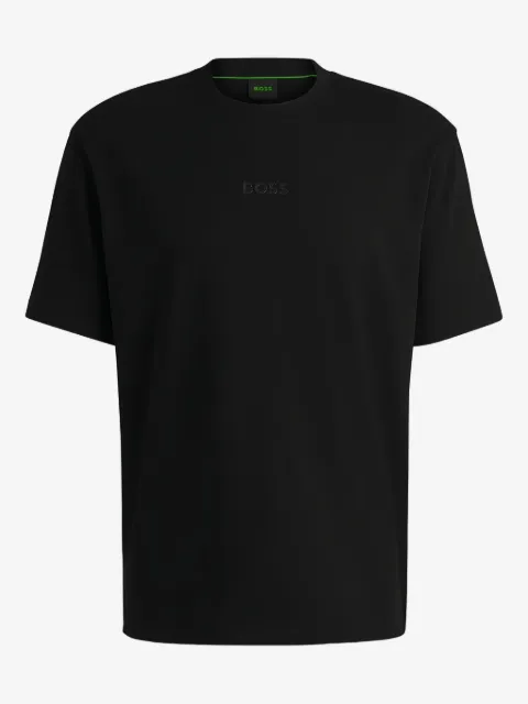 BOSS logo-print crew-neck T-shirt