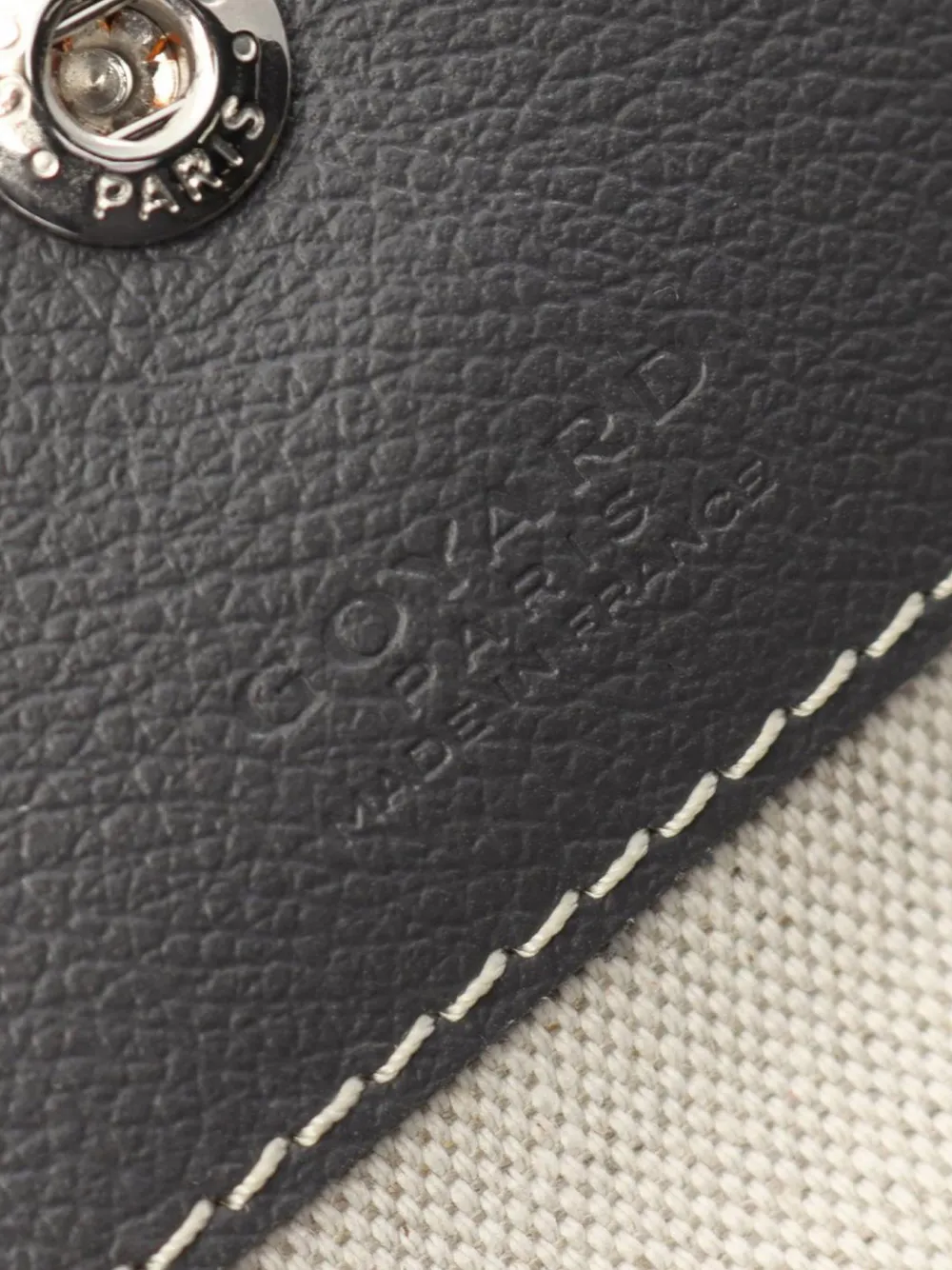 Pre-owned Goyard 2010-2025 Ine Saint Louis Pm Tote Bag In Gray