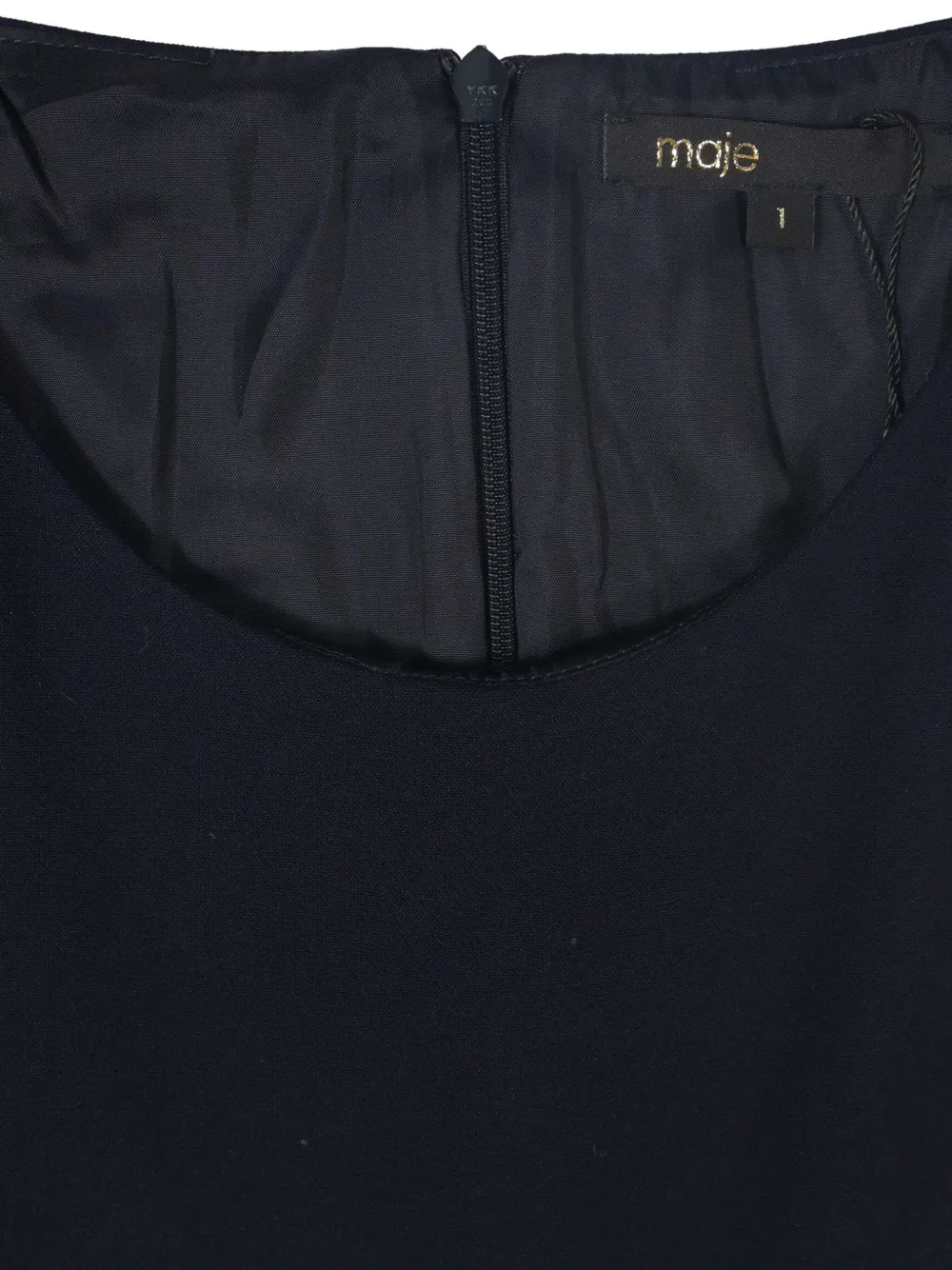 MAJE Pre-owned Granaig Short-sleeve Mini Dress In Blue