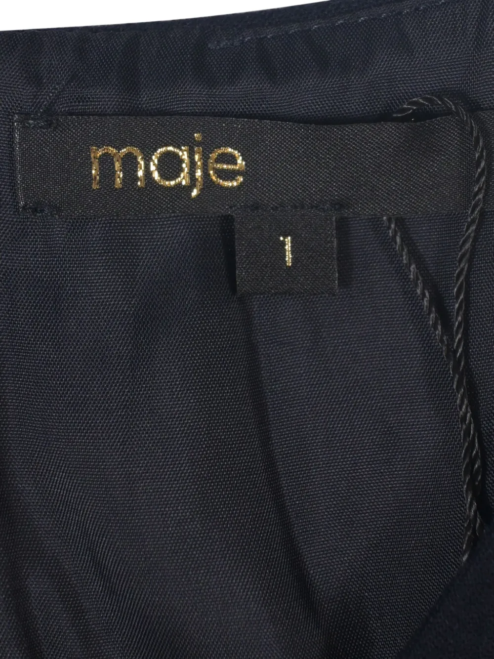 MAJE Pre-owned Granaig Short-sleeve Mini Dress In Blue