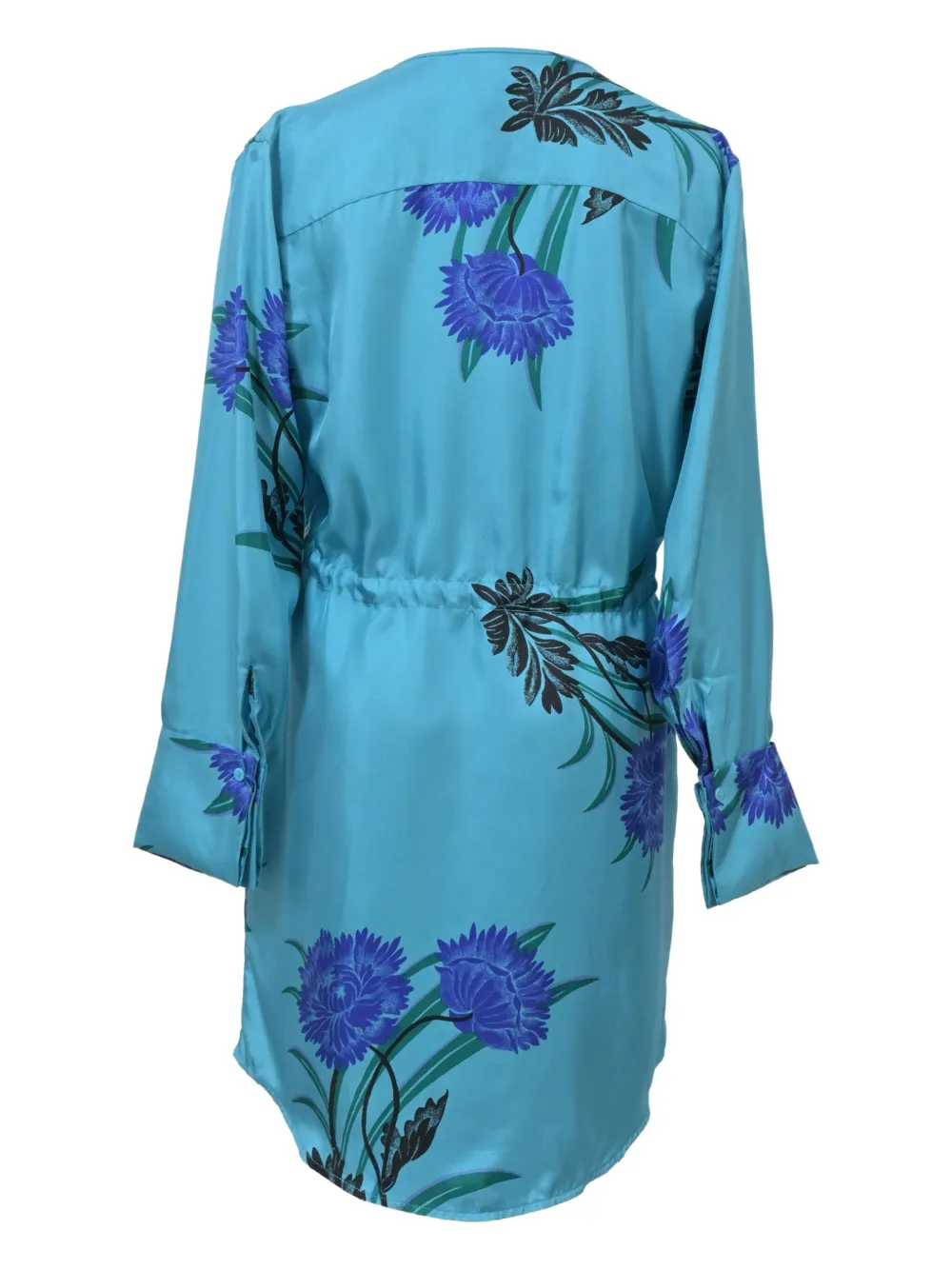 DVF Diane von Furstenberg Farren midi-jurk met print - Blauw