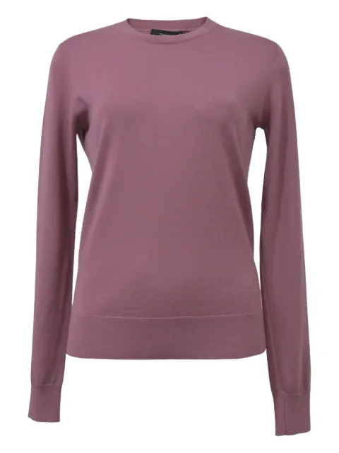 Theory Pullover mit geripptem Besatz