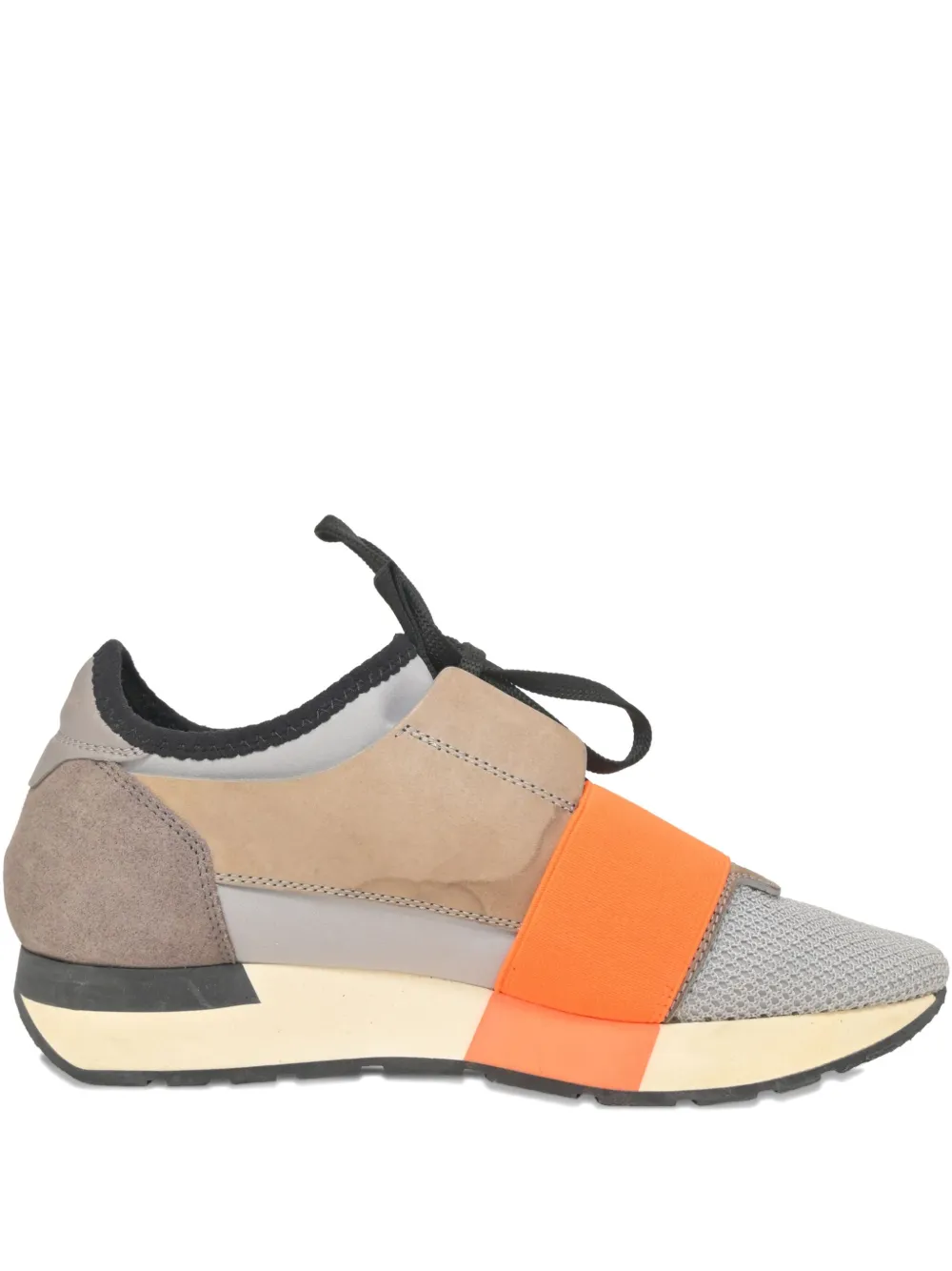 Pre-owned Balenciaga Race Runner Sneakers In Gray