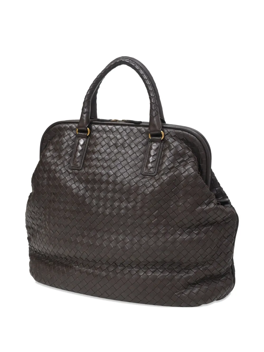 Pre-owned Bottega Veneta Intrecciato Tote Bag In Brown