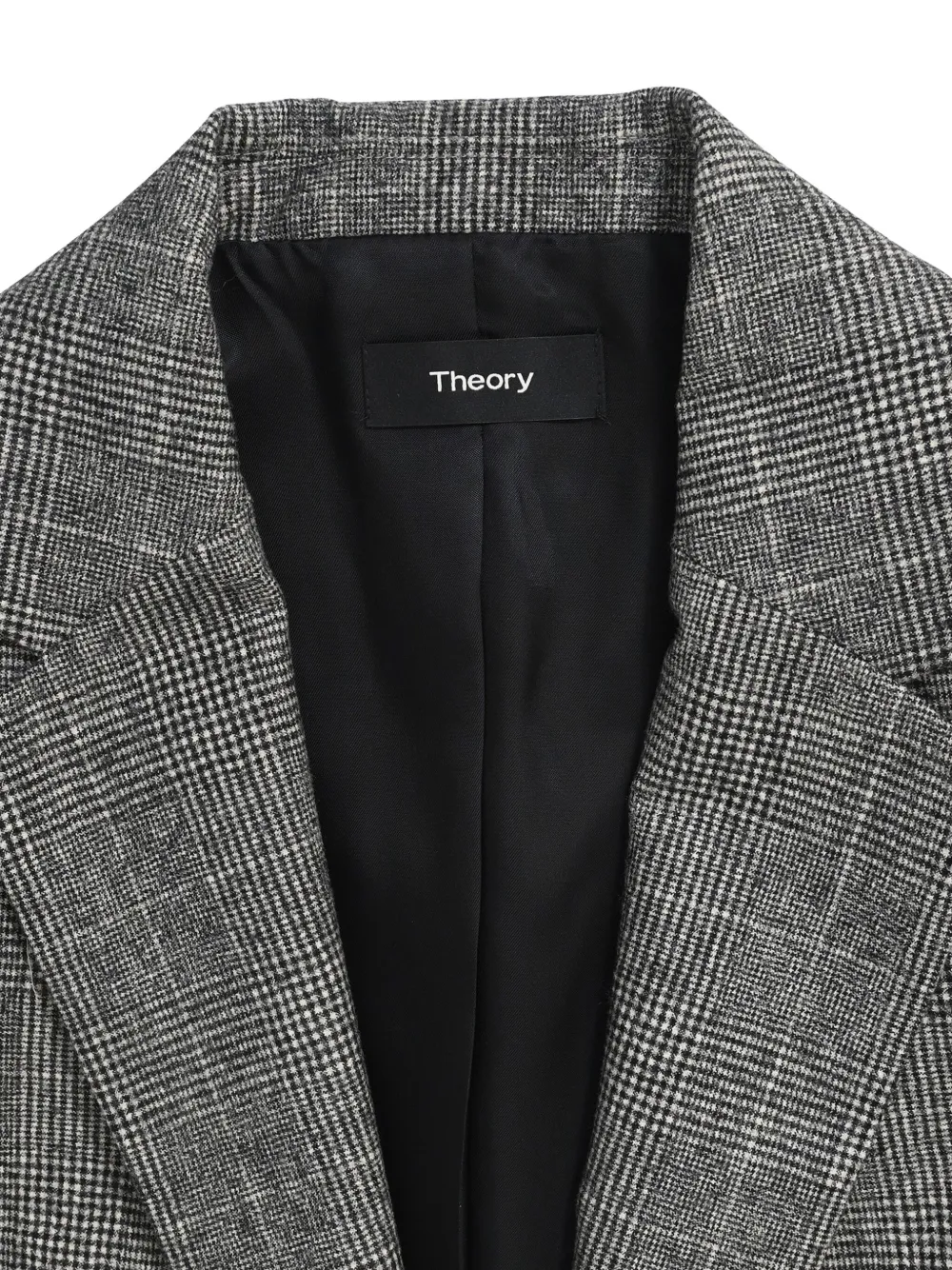 Pre-owned Theory Single-breasted Blazer In Gray