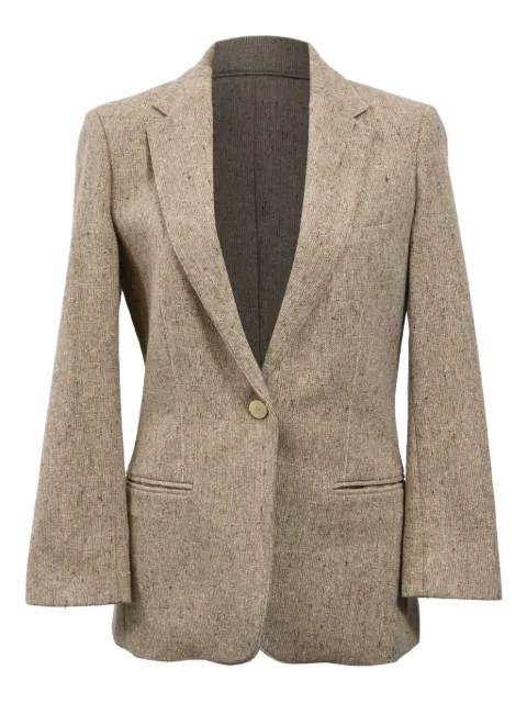 Theory single-breasted tweed blazer