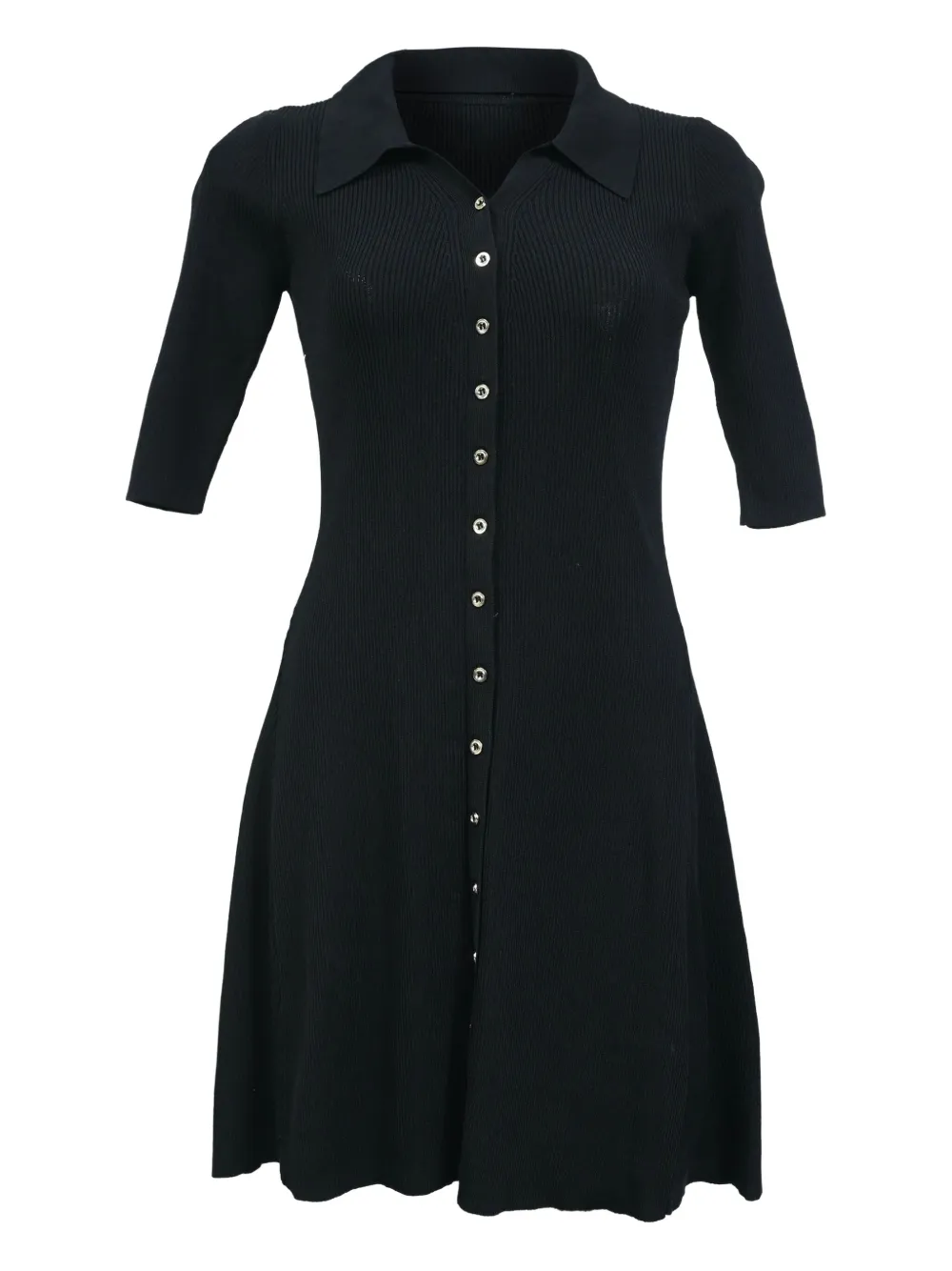 Maje vestido corto con botones | negro | Image 1