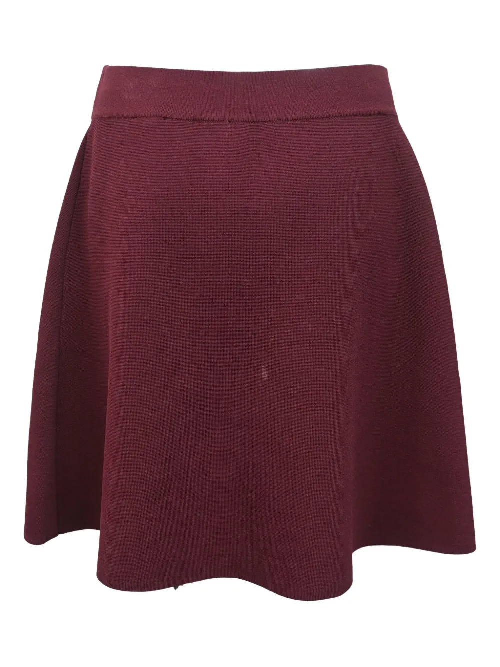 SANDRO asymmetric decorative-button mini skirt - Rood